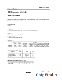 Datasheet RPM7140 manufacturer Rohm
